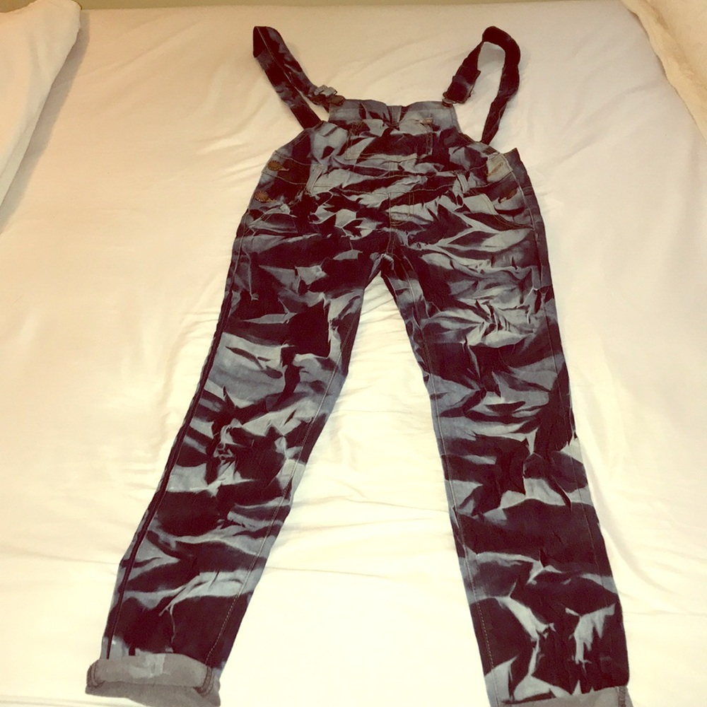 Denim stone washed overall never worn